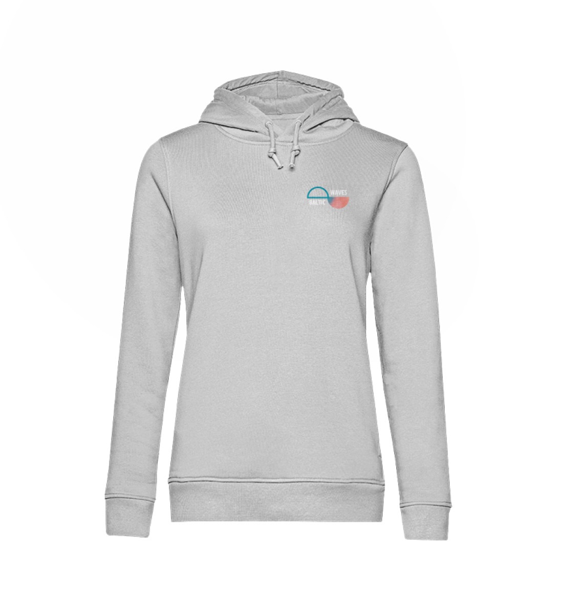 Baltic Waves Signature- Damen Bio-Hoodie mit Seitentaschen - Damen Organic Hoodie B&C-6961