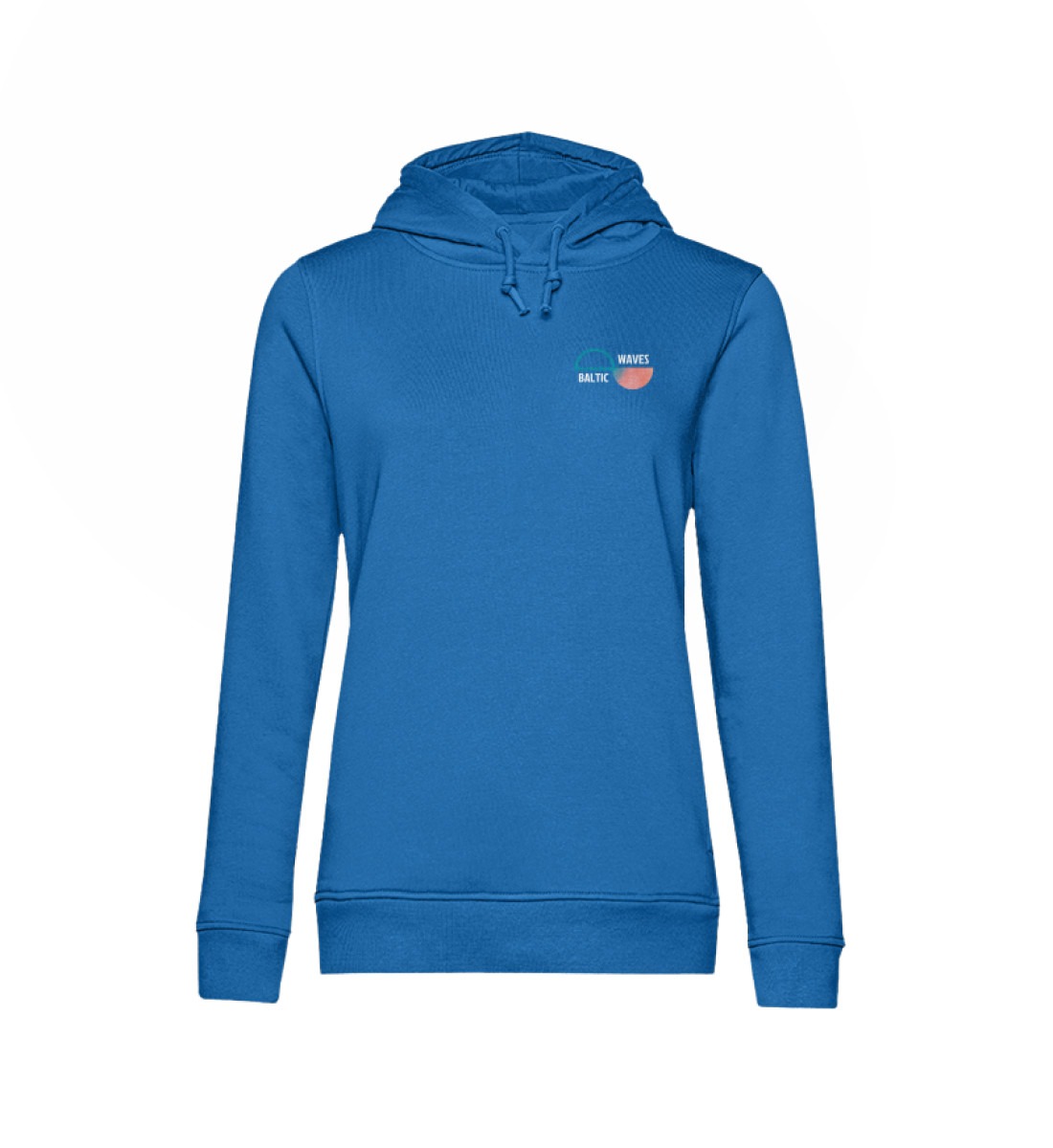Baltic Waves Signature- Damen Bio-Hoodie mit Seitentaschen - Damen Organic Hoodie B&C-6966
