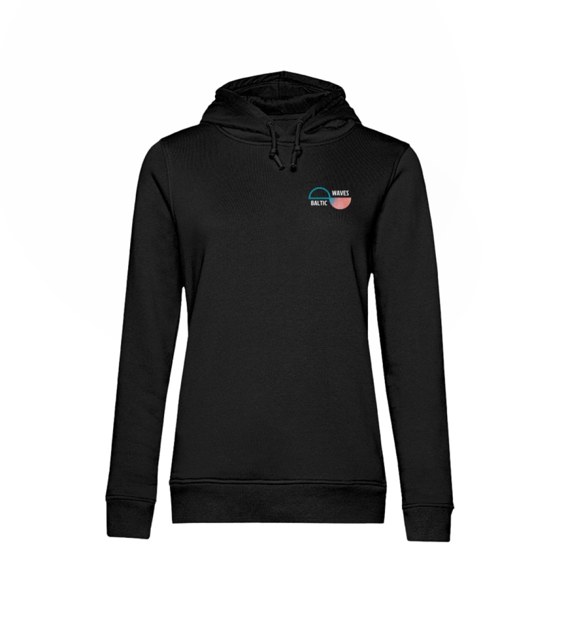 Baltic Waves Signature- Damen Bio-Hoodie mit Seitentaschen - Damen Organic Hoodie B&C-16