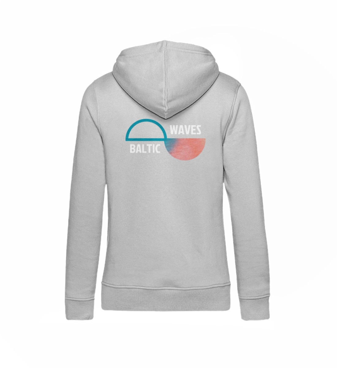 Baltic Waves Signature- Damen Bio-Hoodie mit Seitentaschen - Damen Organic Hoodie B&C-6961