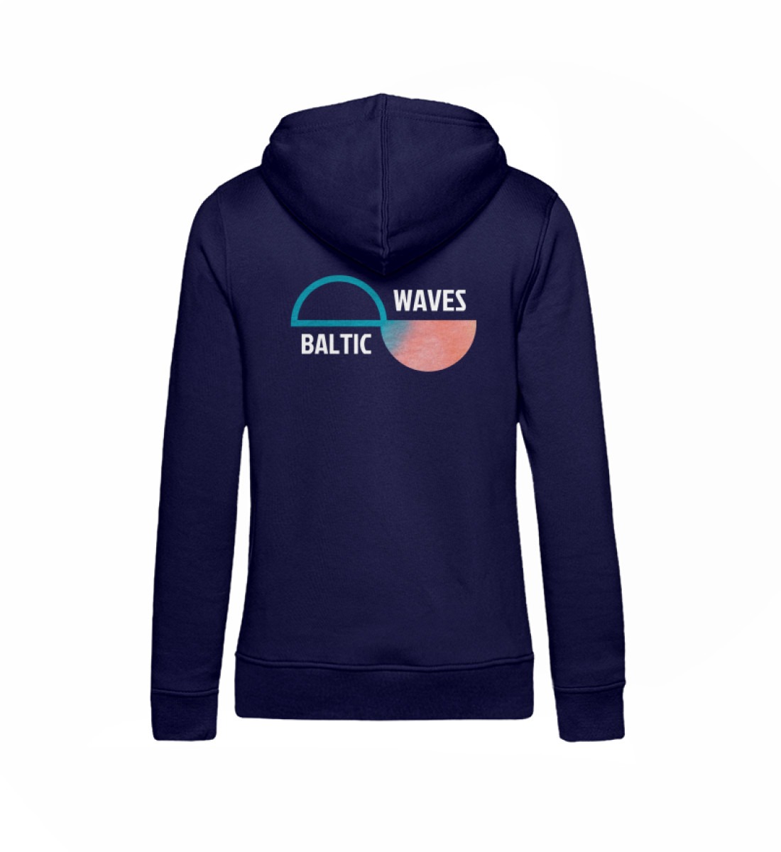 Baltic Waves Signature- Damen Bio-Hoodie mit Seitentaschen - Damen Organic Hoodie B&C-6964