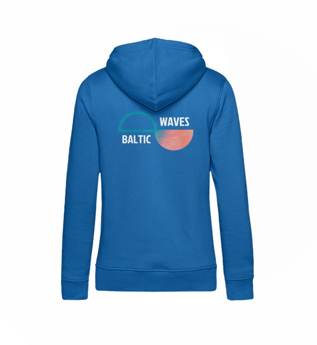 Baltic Waves Signature- Damen Bio-Hoodie mit Seitentaschen - Damen Organic Hoodie B&C-6966
