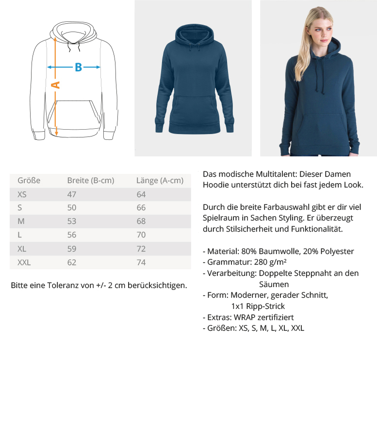 Baltic Waves | Sail la Vie Hoodie | Damen Hoodie – Bild 4