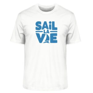 „Sail la Vie - Blau“ – Unisex Bio-Shirt | Baltic Waves Original - Herren Premium Organic Shirt 2.0 ST/ST-3