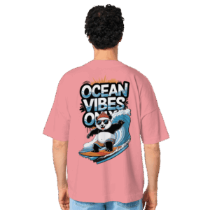 ShirtyMichi | Ocean Vibes Only Panda T-Shirt | Organic Oversize Shirt