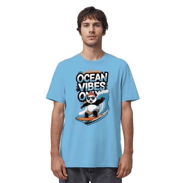 ShirtyMichi | Ocean Vibes Only Panda T-Shirt | Organic Shirt