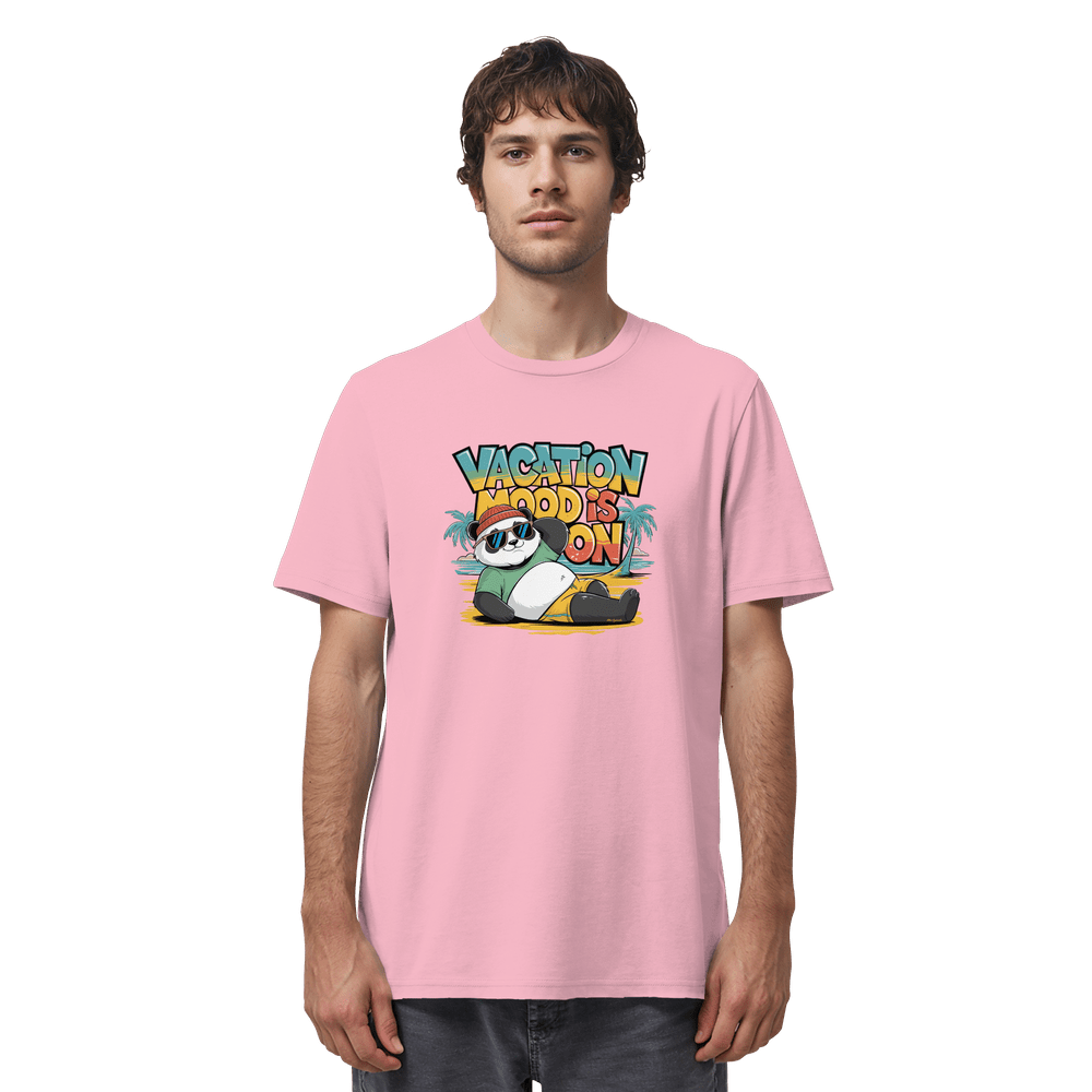 ShirtyMichi | Vacation Mood is on Panda T-Shirt | Organic Shirt – Bild 7