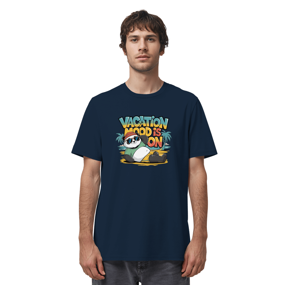 ShirtyMichi | Vacation Mood is on Panda T-Shirt | Organic Shirt – Bild 8