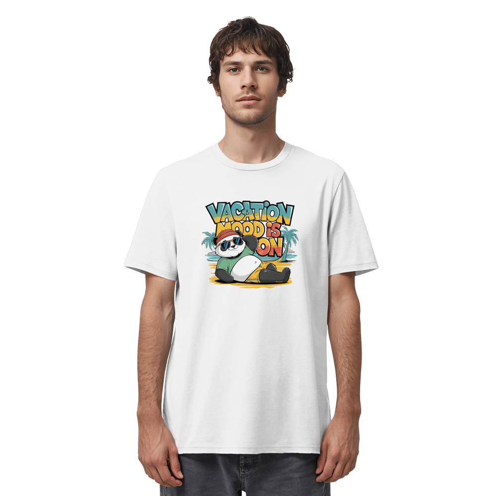 ShirtyMichi | Vacation Mood is on Panda T-Shirt | Organic Shirt
