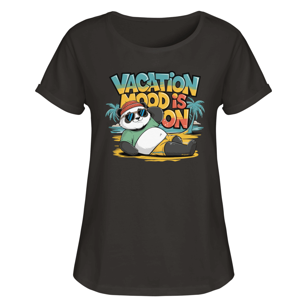 ShirtyMichi | Vacation Mood is on T-Shirt | Damen RollUp Shirt