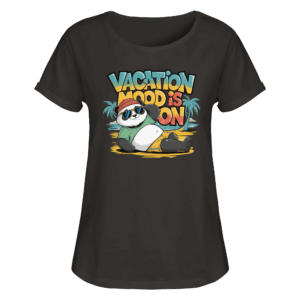 ShirtyMichi | Vacation Mood is on T-Shirt | Damen RollUp Shirt