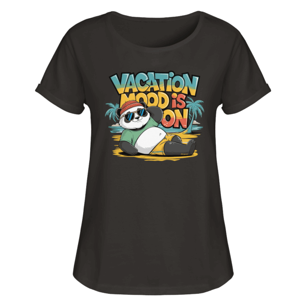 ShirtyMichi | Vacation Mood is on T-Shirt | Damen RollUp Shirt