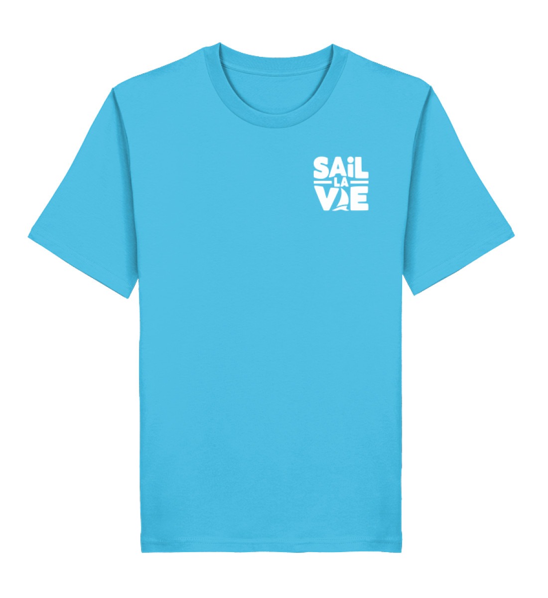 Baltic Waves | Sail la Vie T-Shirt | Organic Shirt (Brust weiß) - Herren Premium Organic Shirt 2.0 ST/ST-7144