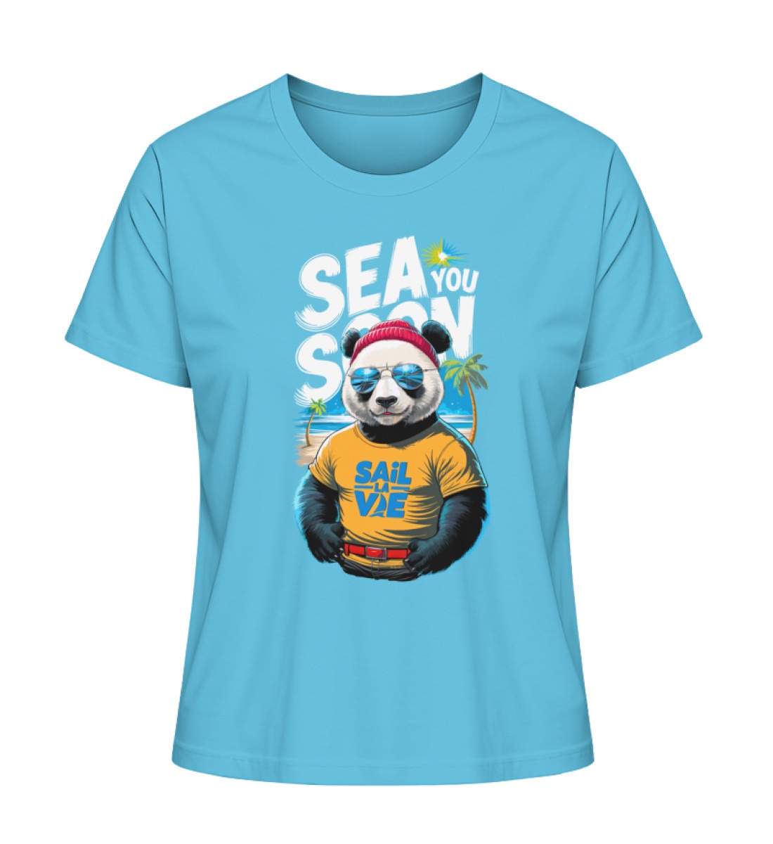 Sea You Soon - Lady Shirt - Damen Premium Organic Shirt-7144