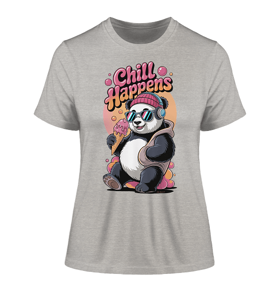 ShirtyMichi | Chill Happens T-Shirt | Ladies Organic Shirt – Bild 4