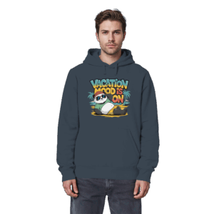 ShirtyMichi | Vacation Mood is on Panda Hoodie | Organic Unisex Hoodie
