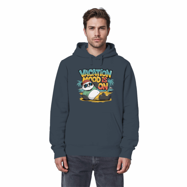 ShirtyMichi | Vacation Mood is on Panda Hoodie | Organic Unisex Hoodie