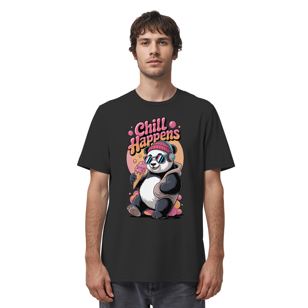 ShirtyMichi | Chill Happens Panda T-Shirt | Organic Shirt – Bild 9