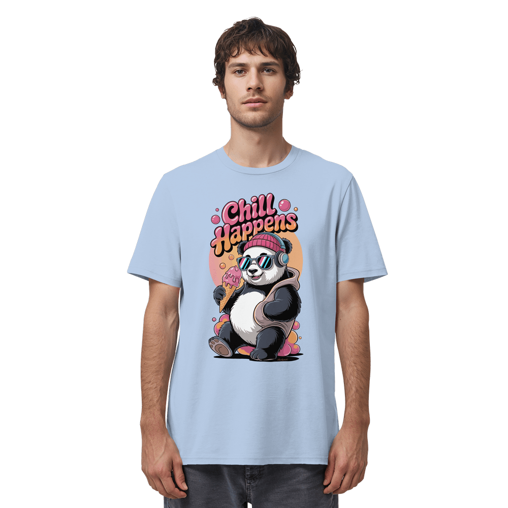 ShirtyMichi | Chill Happens Panda T-Shirt | Organic Shirt – Bild 8