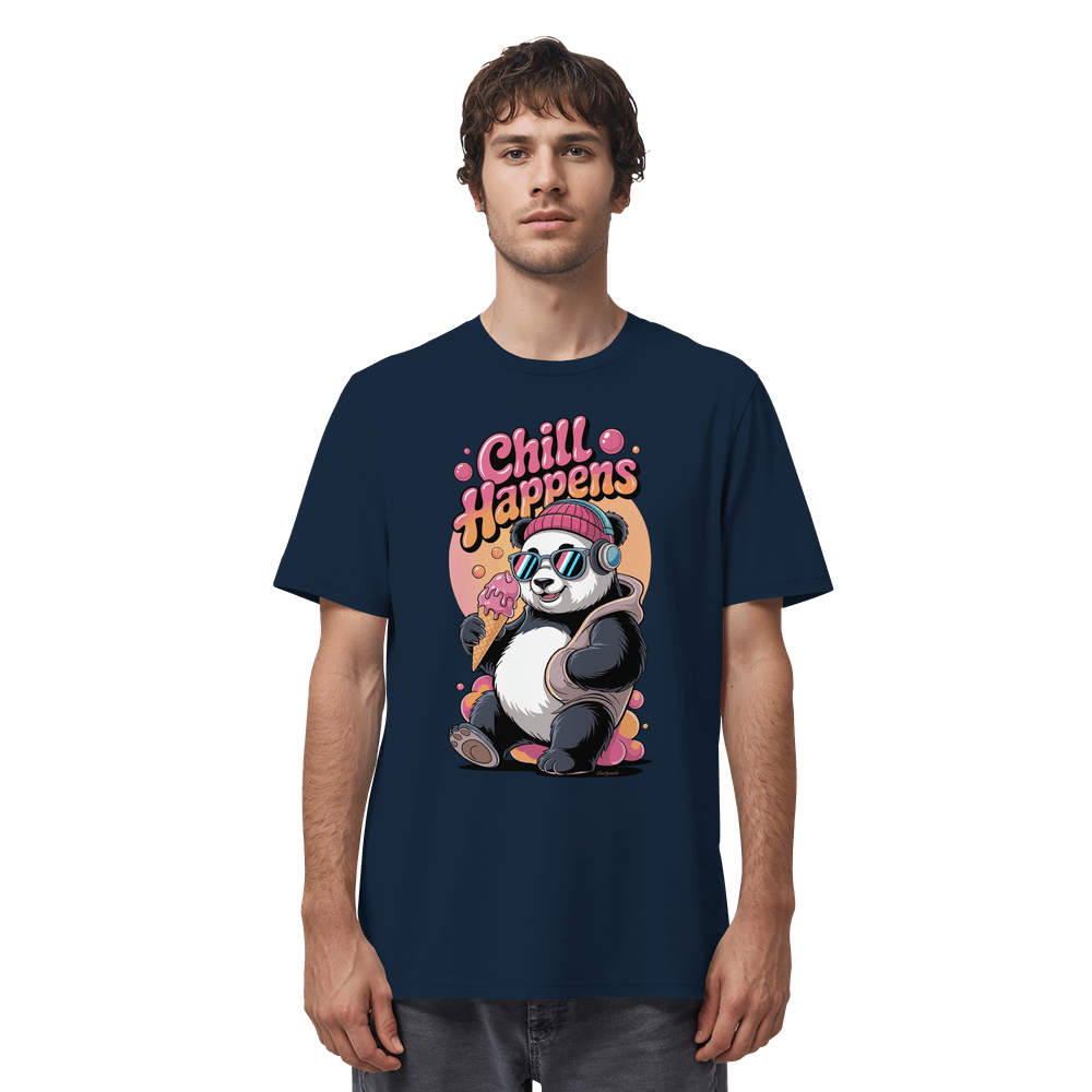 ShirtyMichi | Chill Happens Panda T-Shirt | Organic Shirt – Bild 6