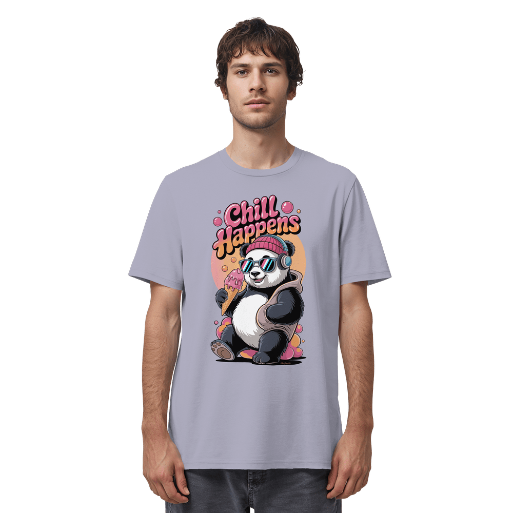 ShirtyMichi | Chill Happens Panda T-Shirt | Organic Shirt – Bild 4