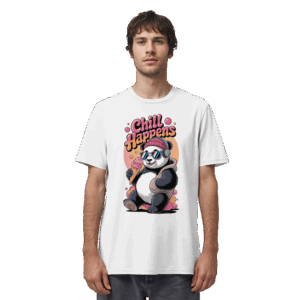 ShirtyMichi | Chill Happens Panda T-Shirt | Organic Shirt