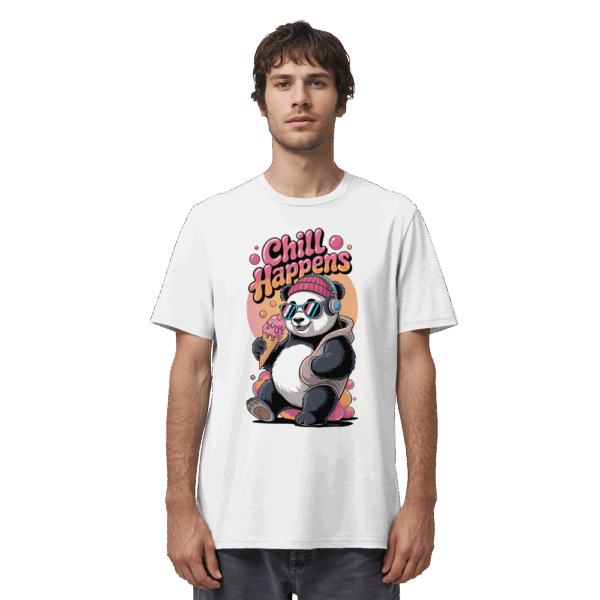 ShirtyMichi | Chill Happens Panda T-Shirt | Organic Shirt