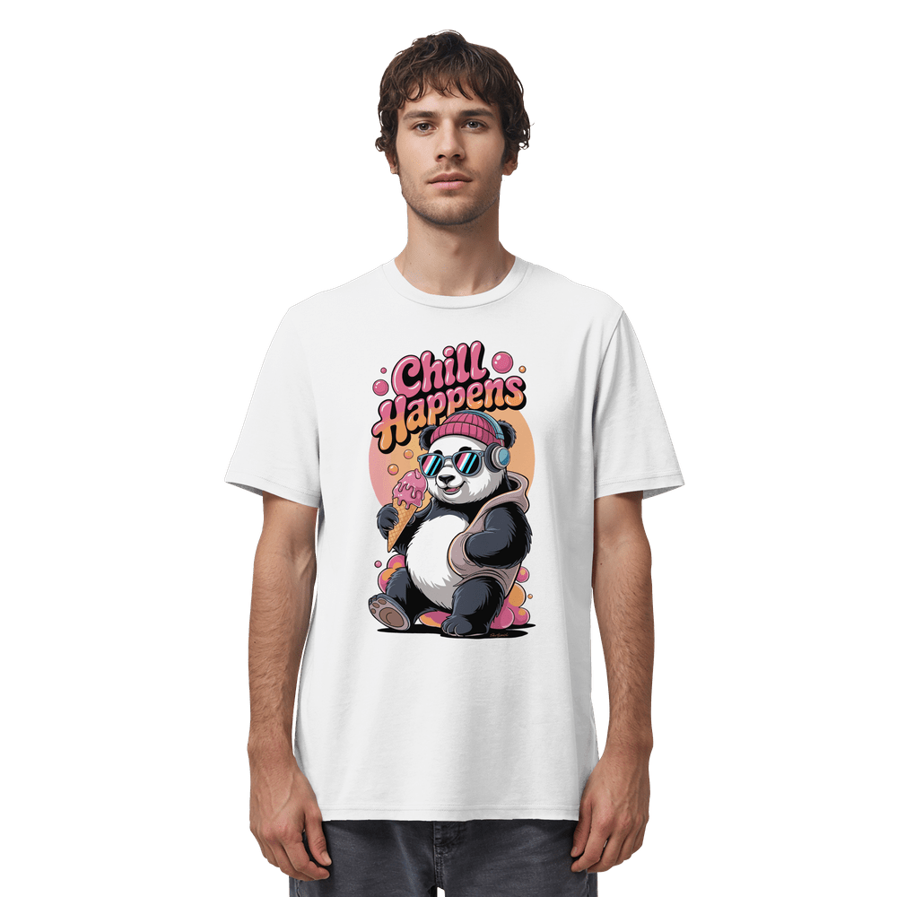 ShirtyMichi | Chill Happens Panda T-Shirt | Organic Shirt