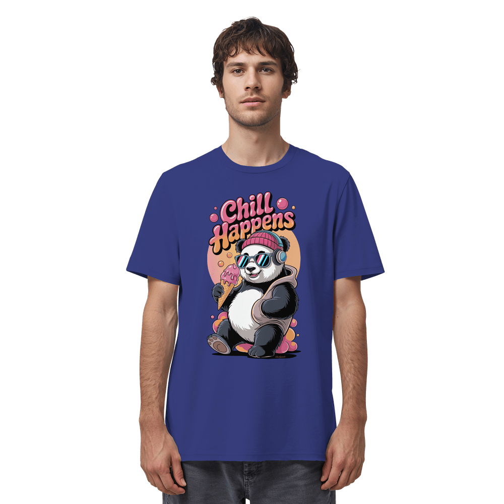ShirtyMichi | Chill Happens Panda T-Shirt | Organic Shirt – Bild 3