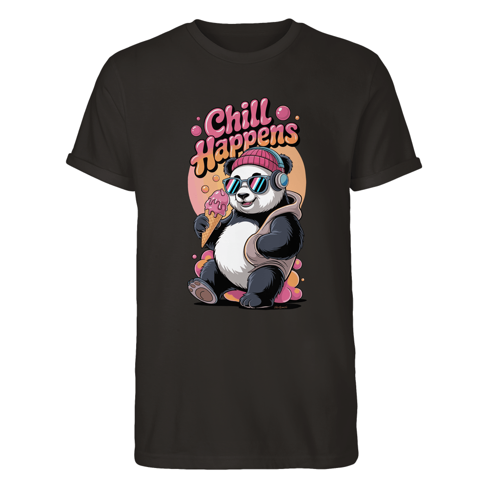 ShirtyMichi | Chill Happens T-Shirt | Herren RollUp Shirt