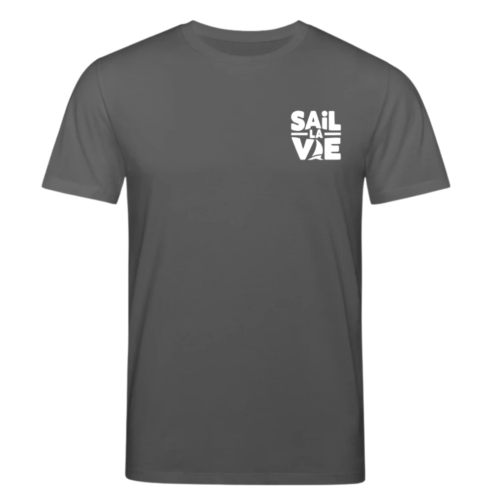 Baltic Waves | Sail la Vie T-Shirt | Organic Shirt (Brustprint weiß) – Bild 11