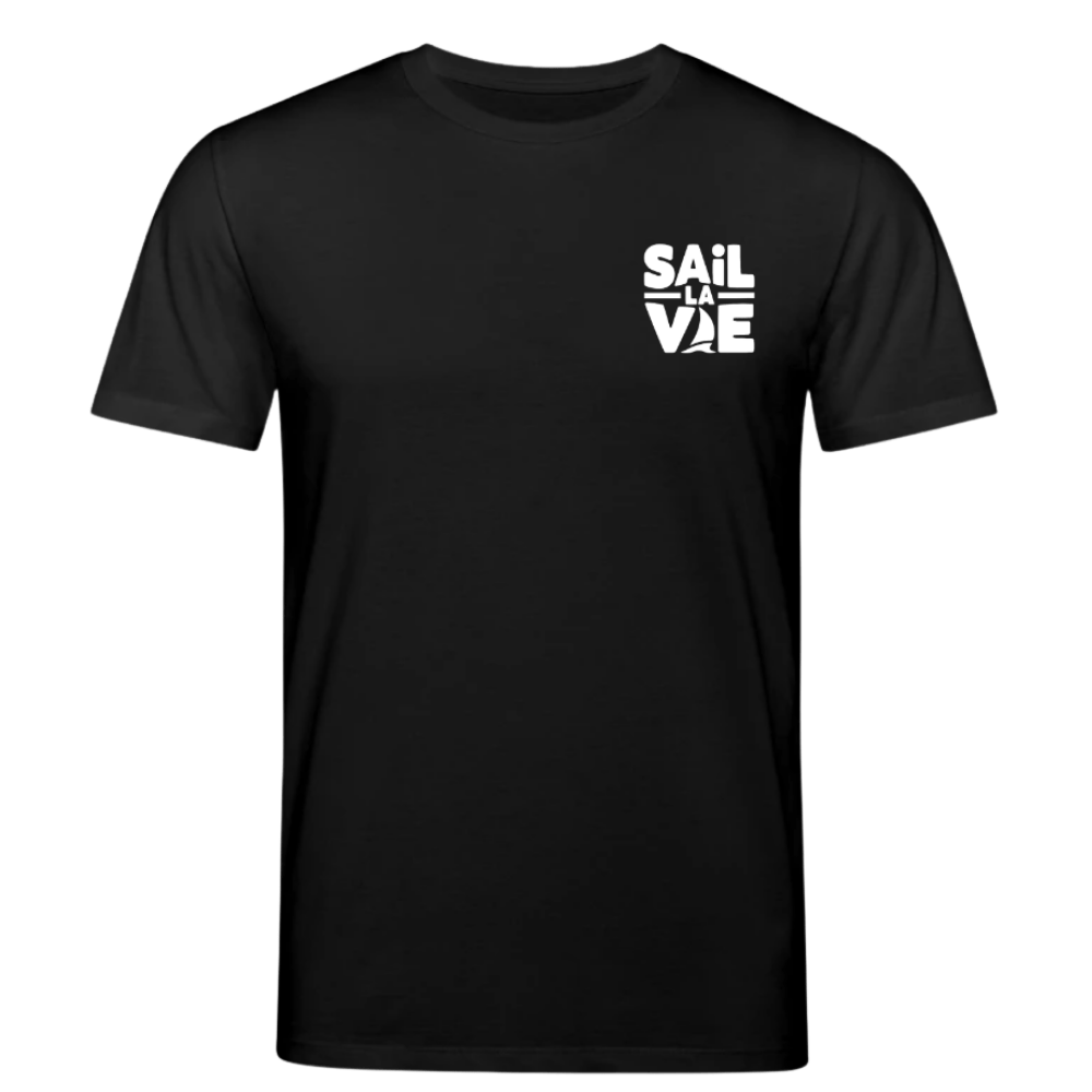 Baltic Waves | Sail la Vie T-Shirt | Organic Shirt (Brustprint weiß) – Bild 13