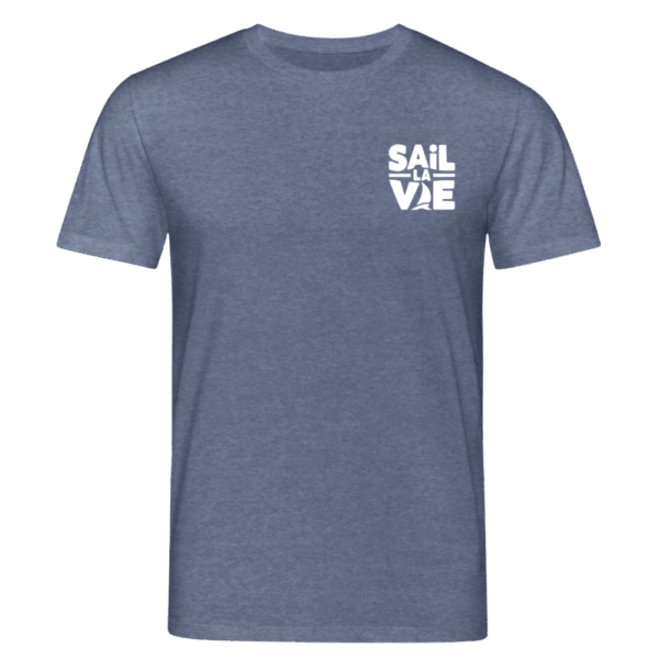 Baltic Waves | Sail la Vie T-Shirt | Organic Shirt (Brustprint weiß)