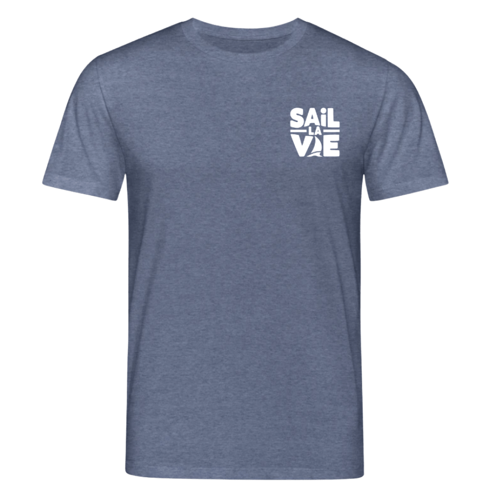 Baltic Waves | Sail la Vie T-Shirt | Organic Shirt (Brustprint weiß)