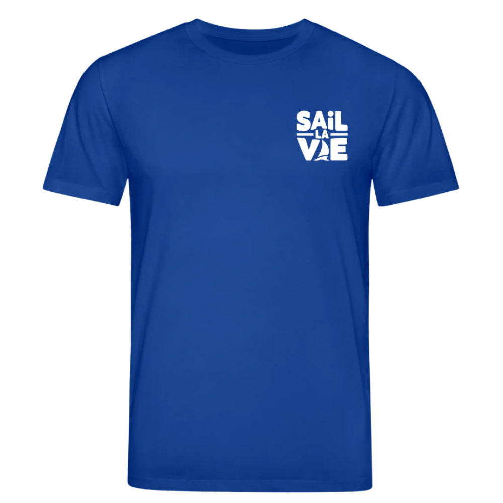Baltic Waves | Sail la Vie T-Shirt | Organic Shirt (Brustprint weiß) – Bild 7