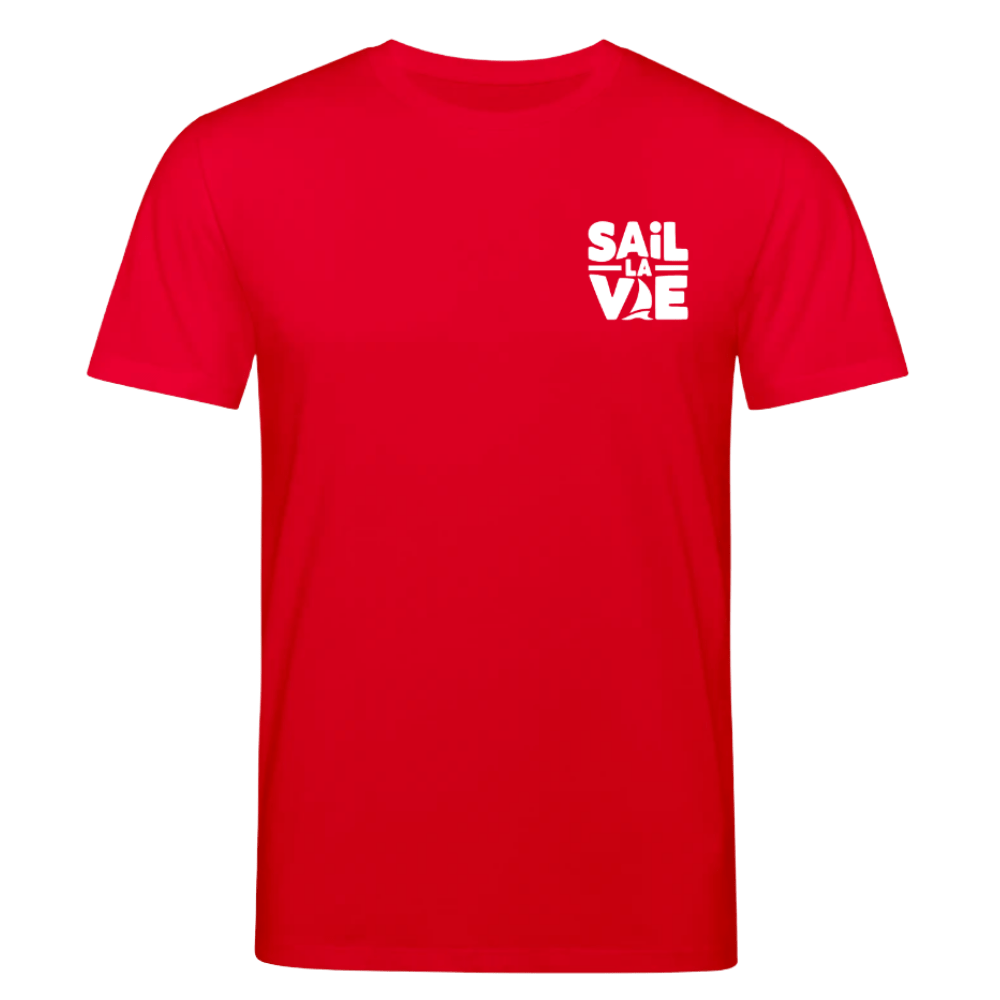 Baltic Waves | Sail la Vie T-Shirt | Organic Shirt (Brustprint weiß) – Bild 9