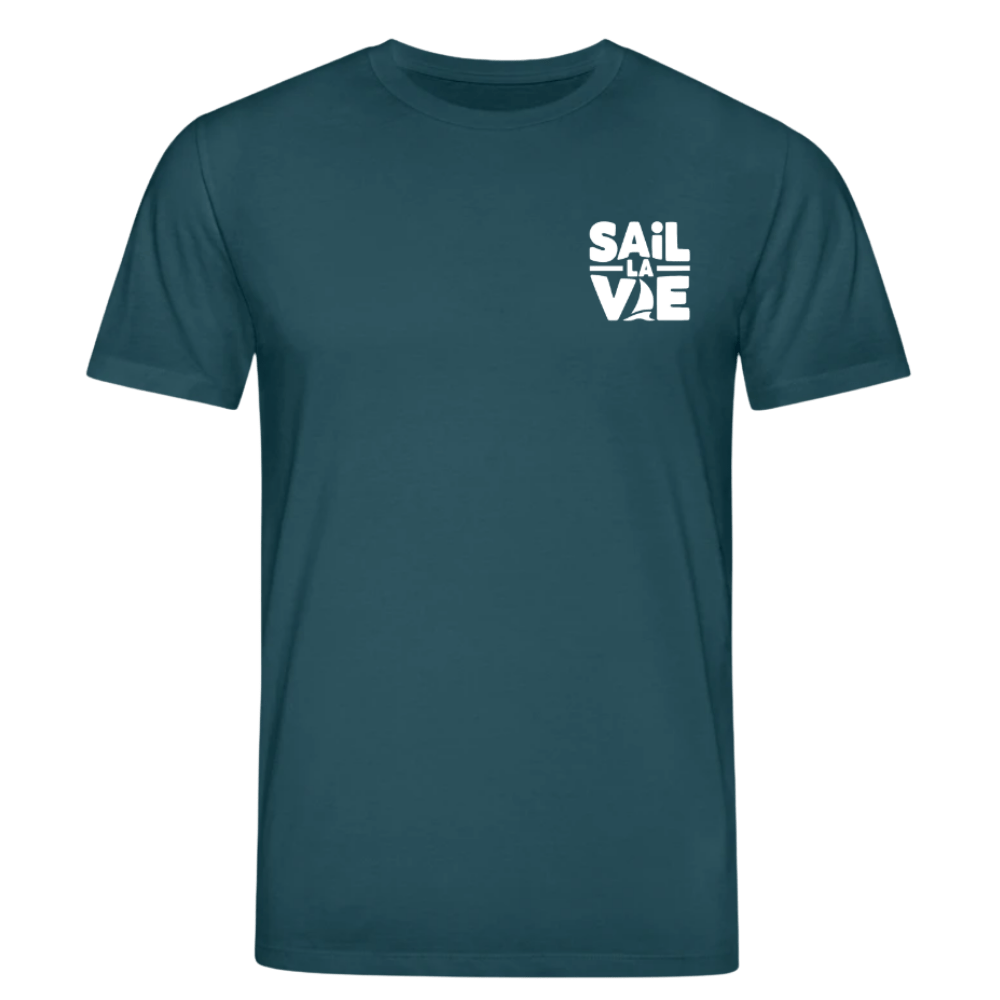 Baltic Waves | Sail la Vie T-Shirt | Organic Shirt (Brustprint weiß) – Bild 17