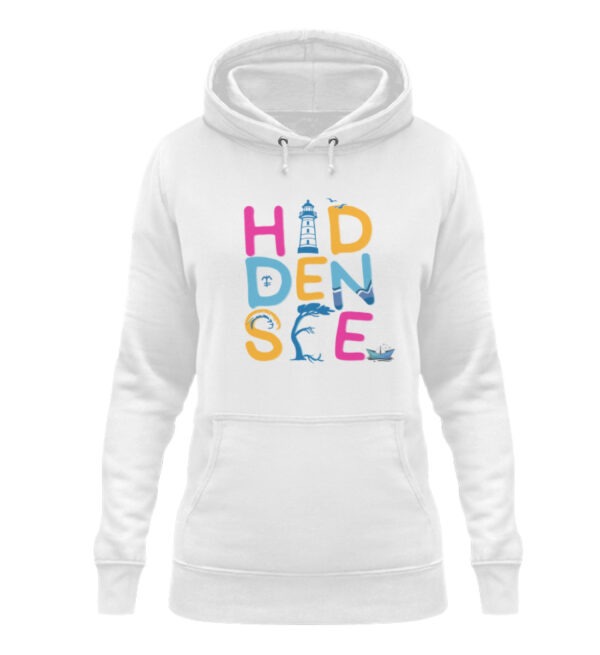 Baltic Waves |Love Hiddensee Damen Hoodie - Damen Hoodie-6867