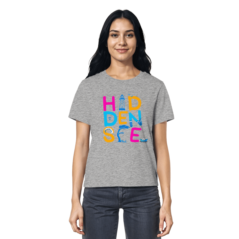 Baltic Waves | Love Hiddensee T-Shirt | Ladies Organic Shirt – Bild 9