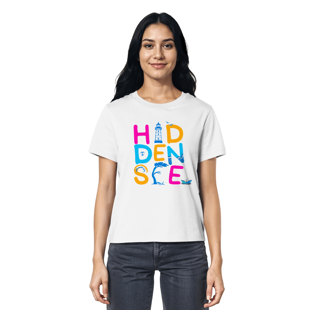 Baltic Waves | Love Hiddensee T-Shirt | Ladies Organic Shirt