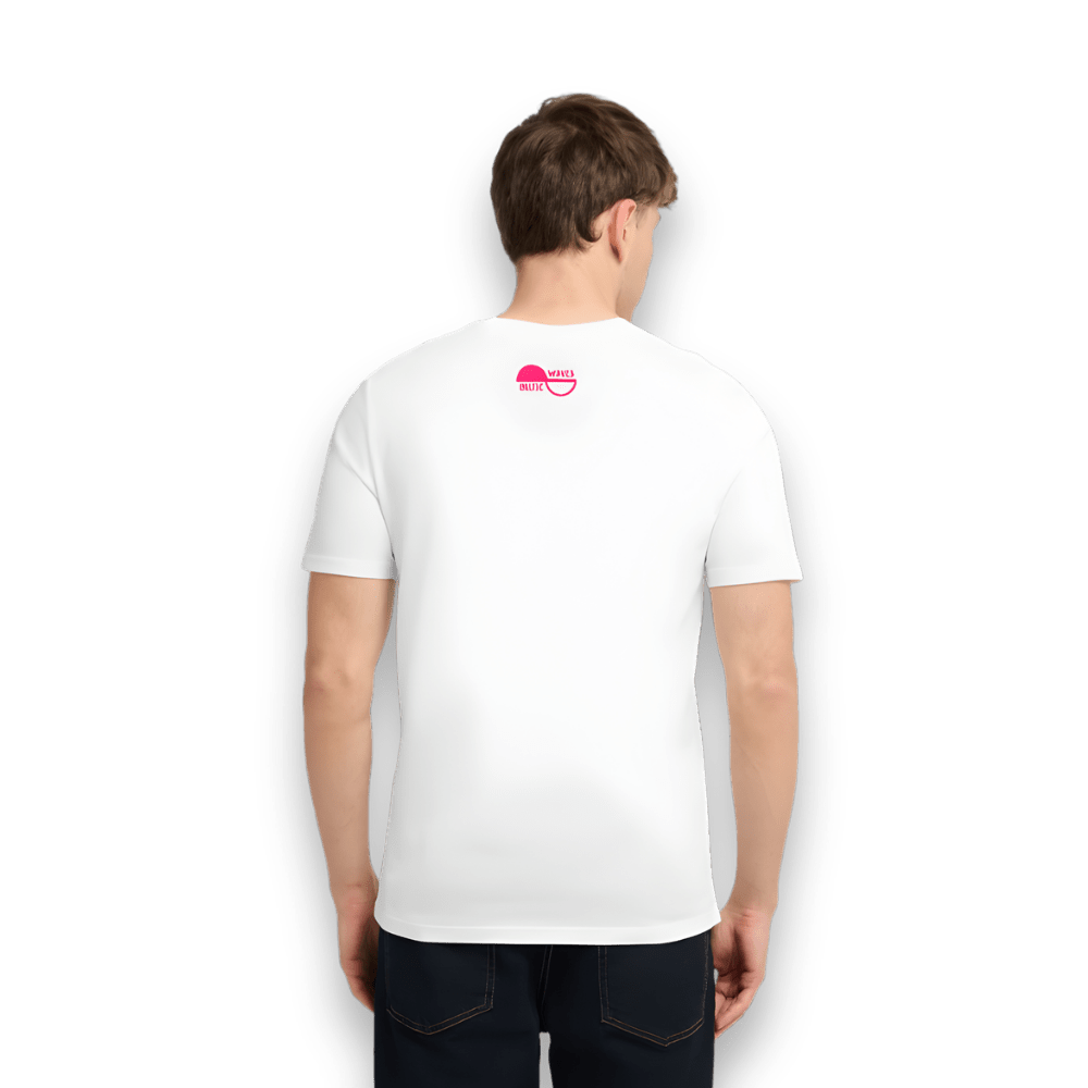 Hiddensee T-Shirt Rückenansicht – Baltic Waves Logo Nackenprint