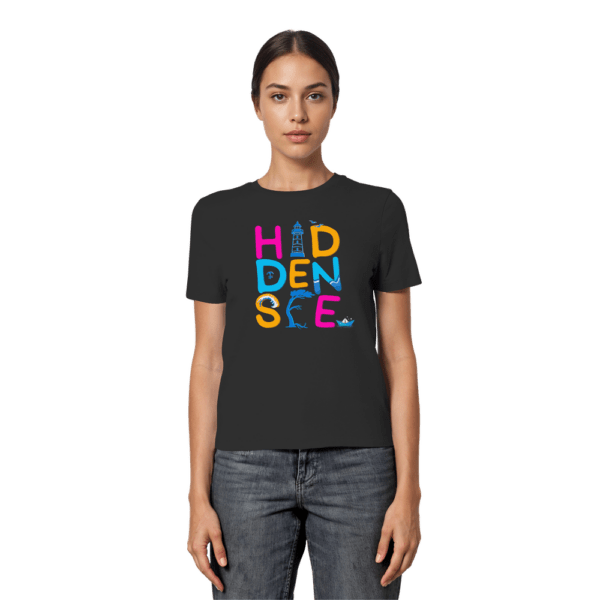 Baltic Waves | Love Hiddensee T-Shirt | Fitted Ladies Organic Shirt