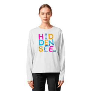Hiddensee Langarmshirt – buntes Ostsee Design von Baltic Waves