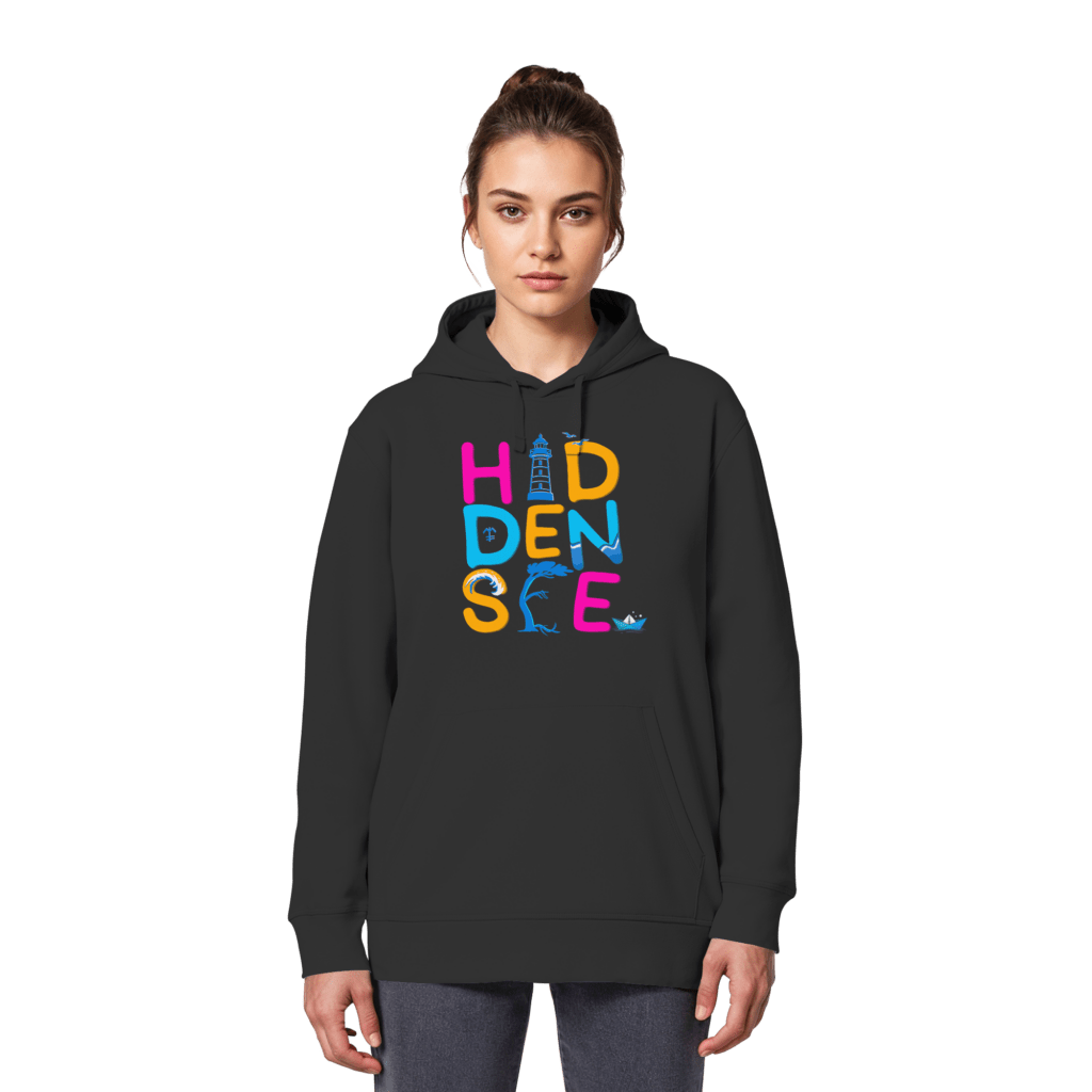 Baltic Waves | Love Hiddensee | Organic Damen Hoodie