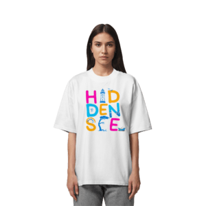 Hiddensee Damen Oversize T-Shirt weiß