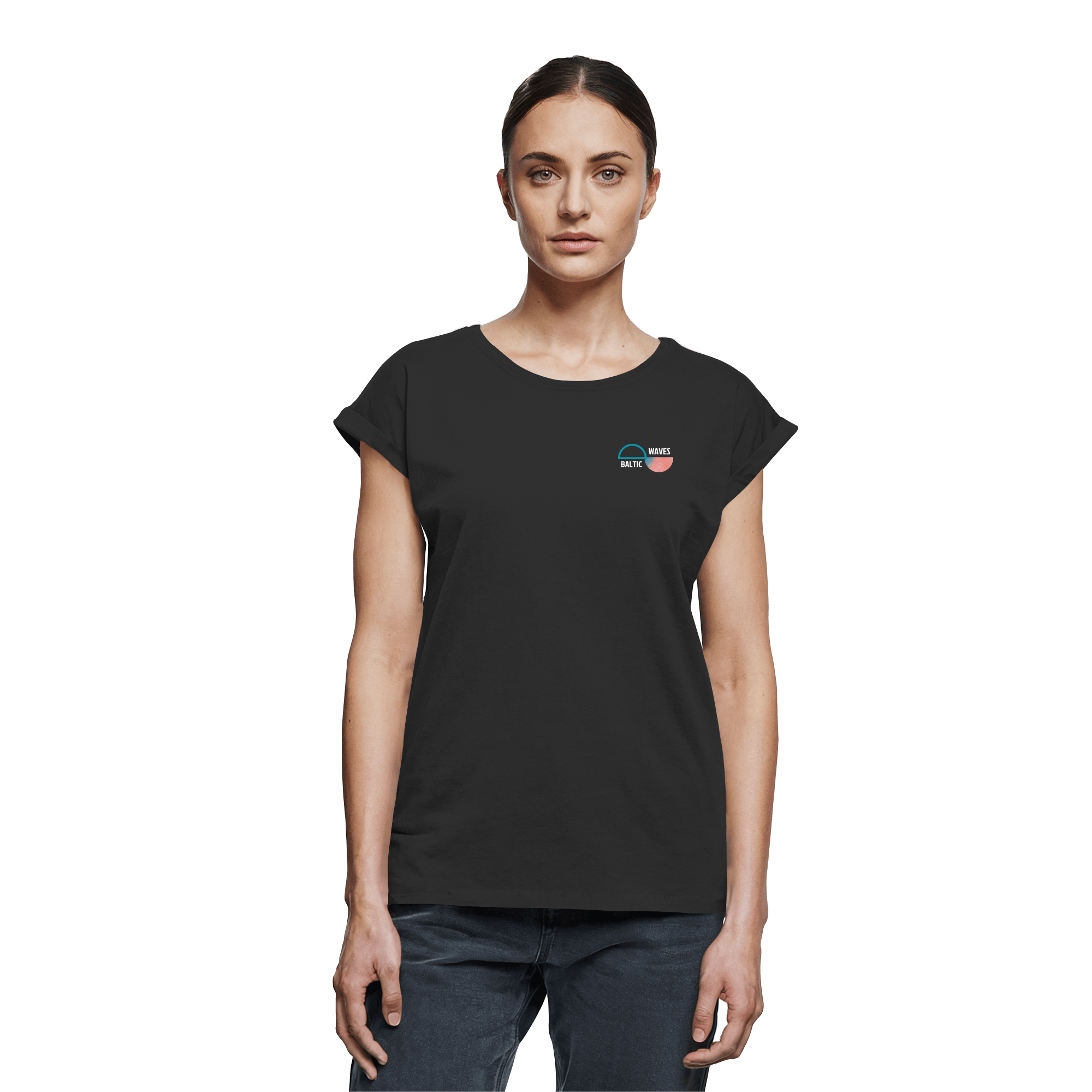 Baltic Waves Signature - Damen-Shirt mit verlängerten Schultern