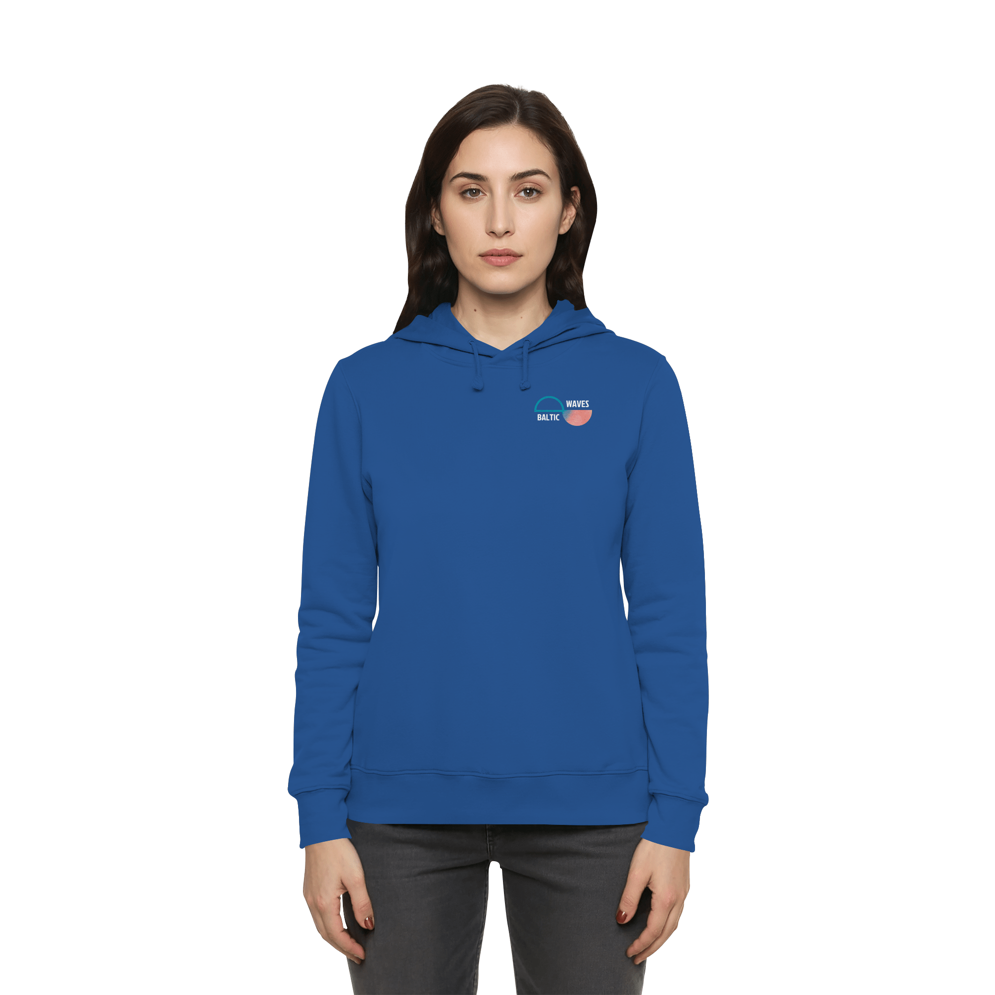 Baltic Waves Signature | Damen Organic Hoodie mit Seitentaschen – Bild 7